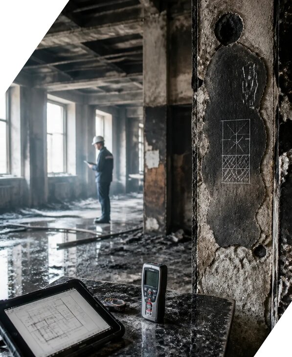 Обследование зданий после пожара в Мичуринске от 15531 р. | ЭкспертизаРоссия
